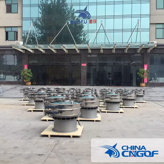 Machine de tamisage ronde de catégorie comestible de tamis vibrant rotatoire pharmaceutique de filtration liquide d'herbe